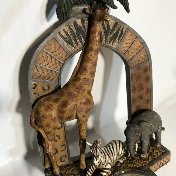 Bella Casa Ganz African Safari Animal Tealight Candle Holder Hand-Painted - Picture 5 of 11